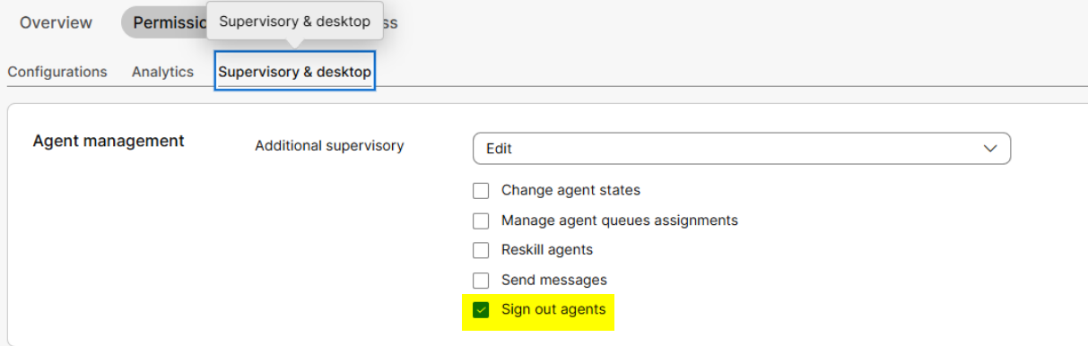 Wxcc Supervisor Configuration