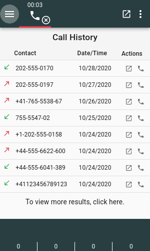 Call History
