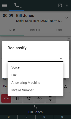 Reclassify window