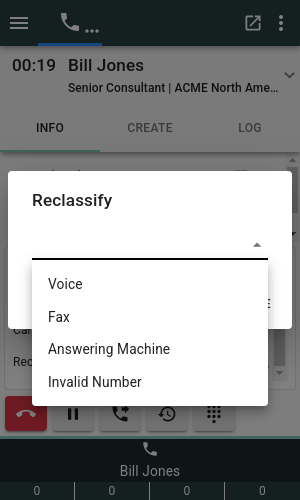 Reclassify window
