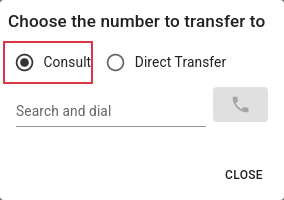 Consultation Call select