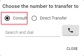 Consultation Call select