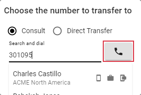 Consultation Call dial