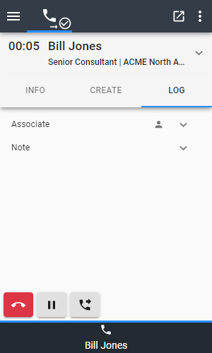 Display associated objects on gadget