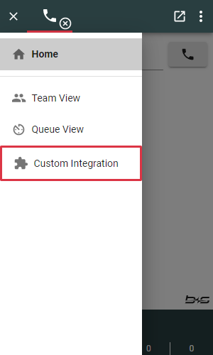 Custom Integration View