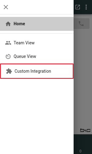 Custom Integration View