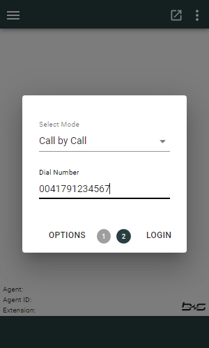 Mobile agent settings