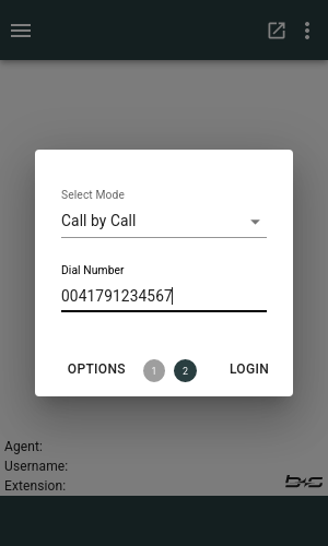 Mobile agent settings