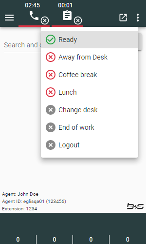 Task channel with various reasons.