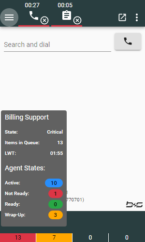 Queue Threshold Bar