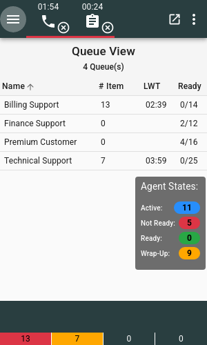 Queue View