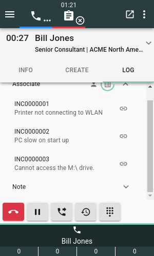 Manual association on Gadget