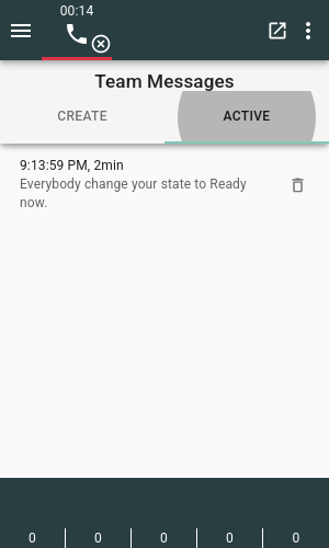 Active Team Messages