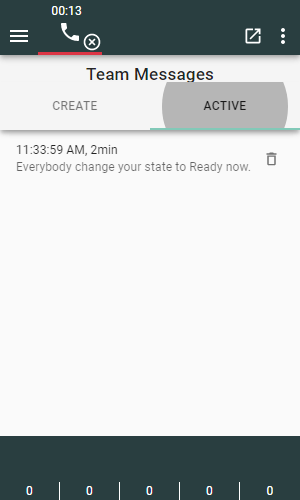 Active Team Messages
