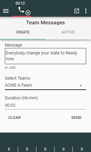 Create a new Team Message