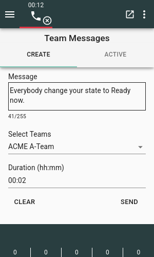 Create a new Team Message