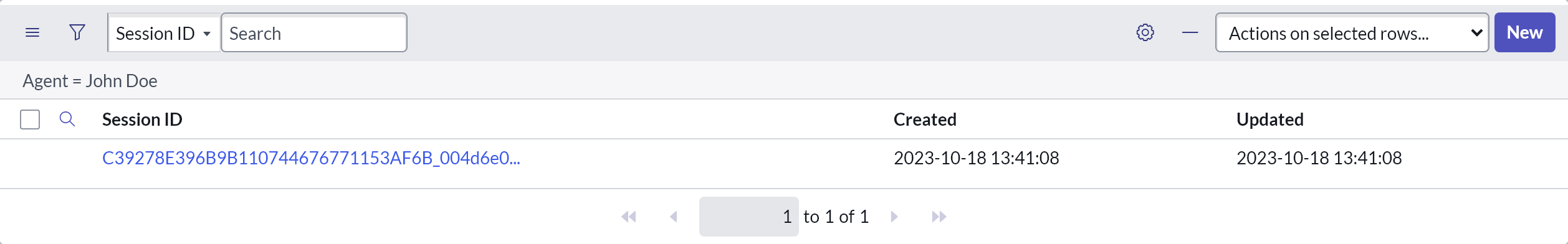 Log list