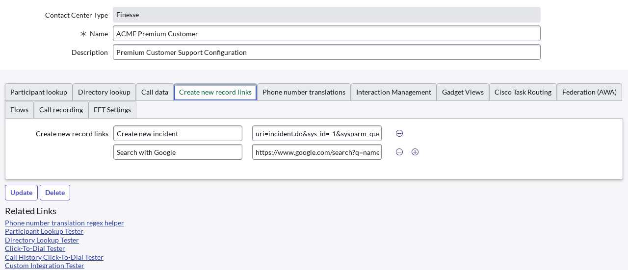 Create Record Link
