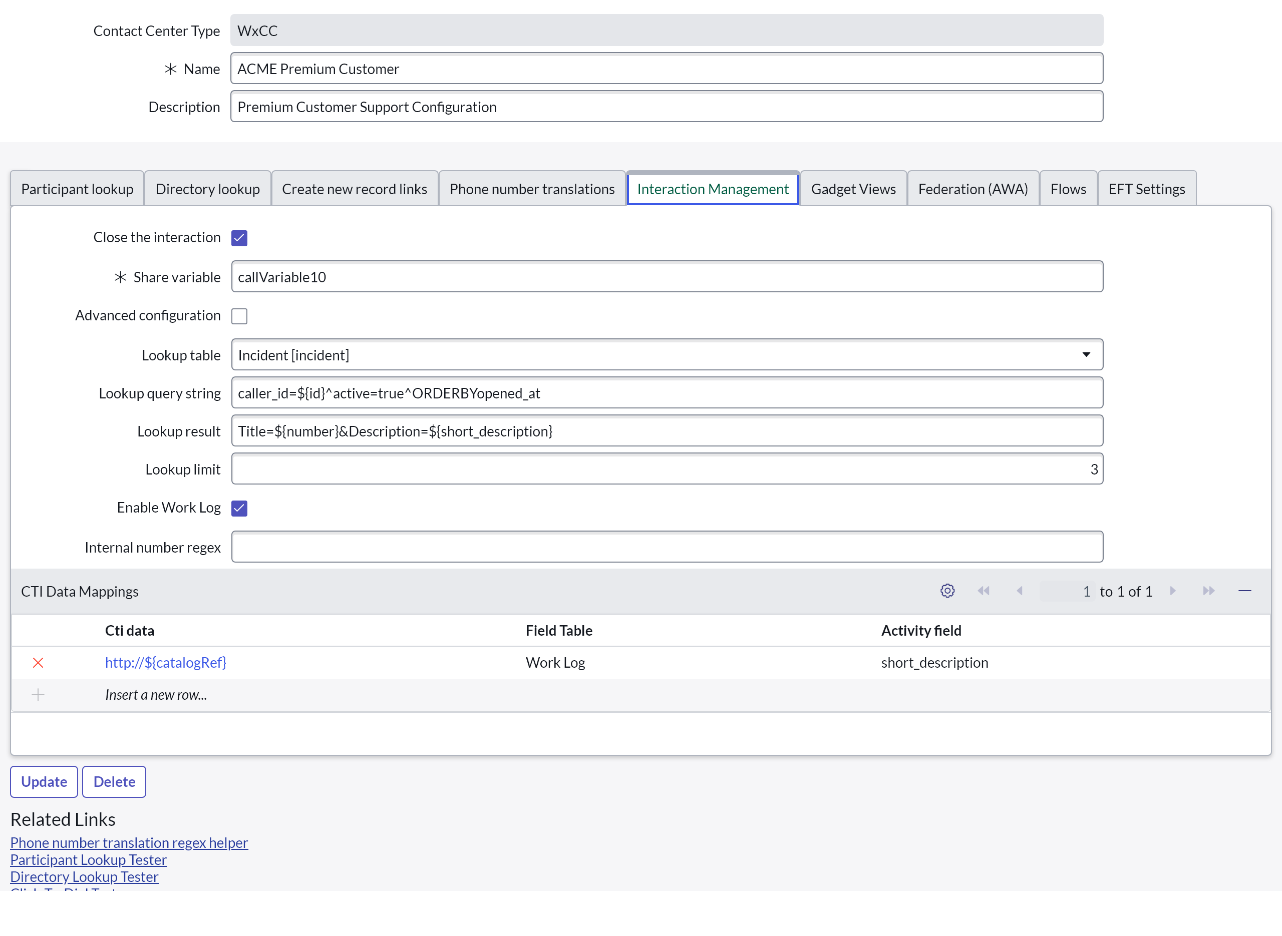 Interaction Management