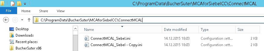 ConnectMCAL Multi-Instance – Copy Default ini-file ConnectMCAL Multi-Instance – Copy Default ini-file