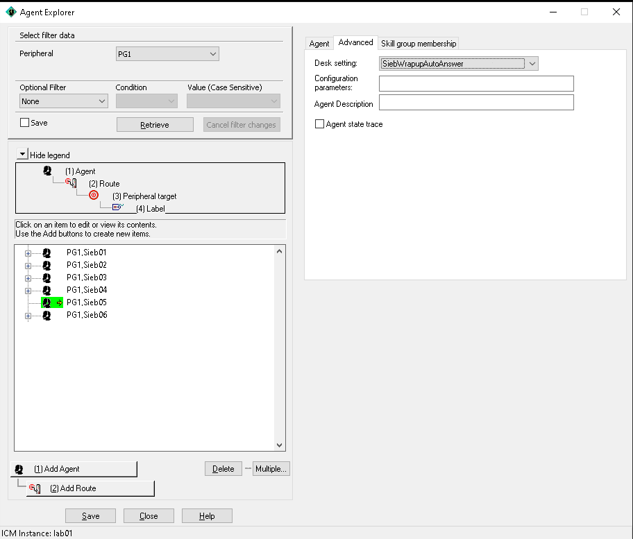 Expanded Call Variable List