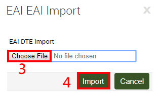 Siebel Web Configuration Import File