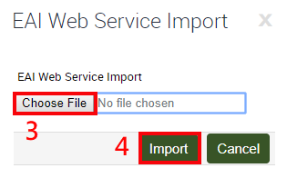 Siebel Web Configuration Outbound EAI Web Service Import